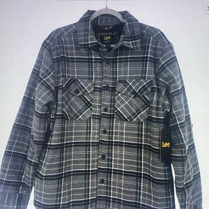 Anyi Lu Gray & Black Plaid Button-Up Jacket